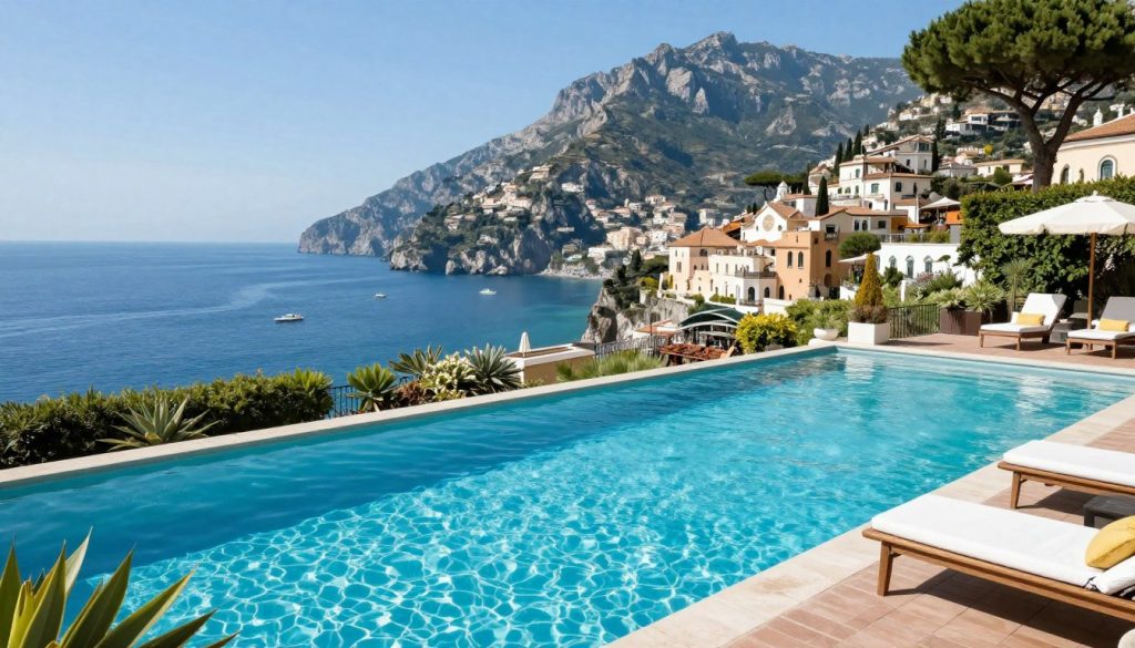 Anantara Convento di Amalfi piscina con vista